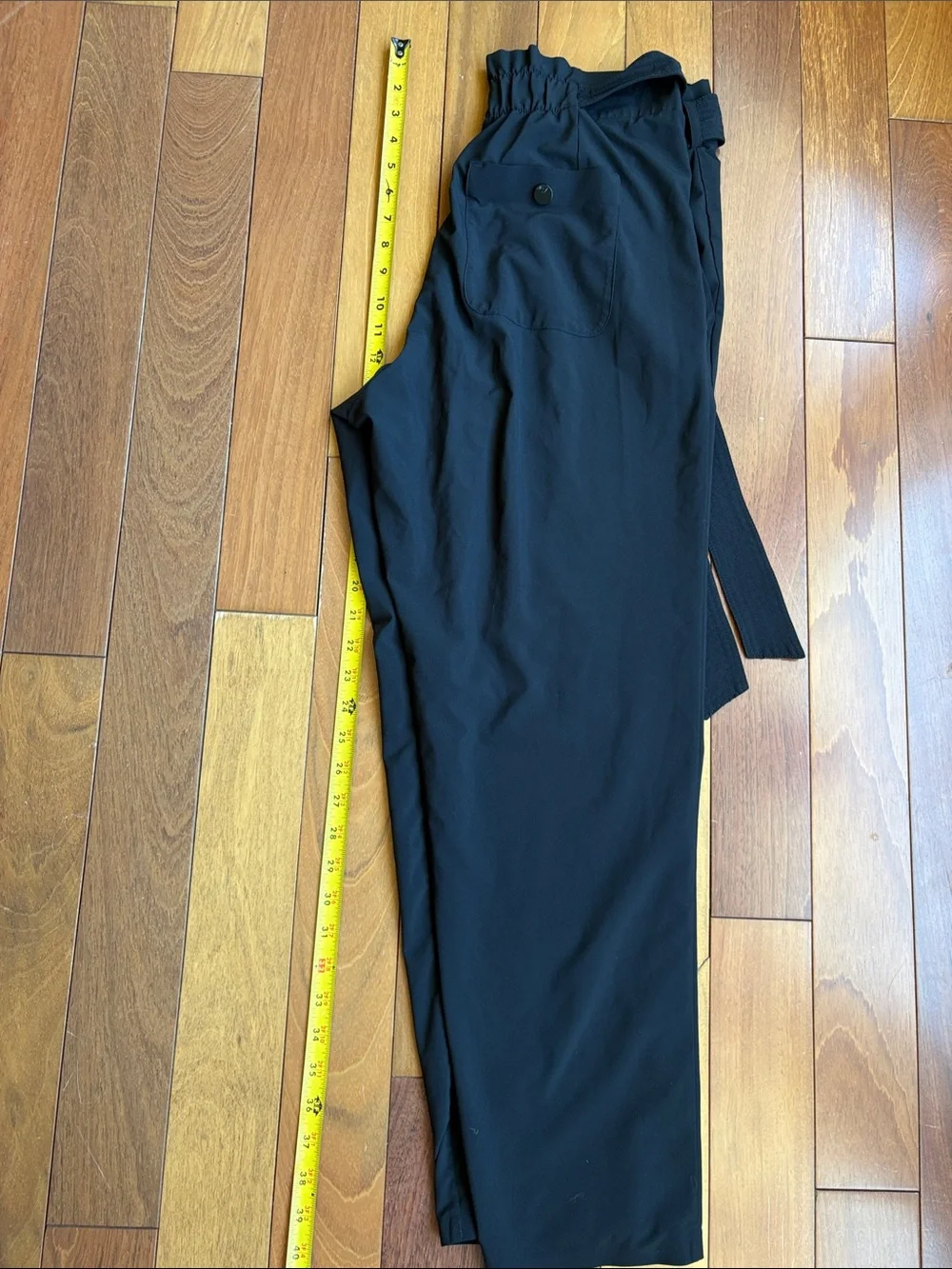 Athleta Black Skyline Pants with Waist Tie - Picture 8 of 8